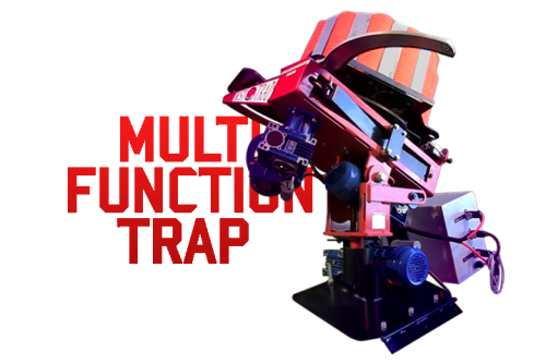 Multifunction clay target trap -standard DTL - Ball Trap - Double Rise - DTL- Down the line